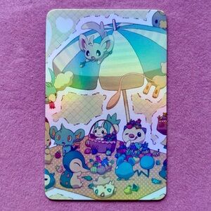 Picnic Dreams — Rainbow Gloss Foil Collectible Art Card ✨